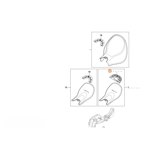 STIHL  Tabliczka informacyjna HSE 61 4812 967 1807